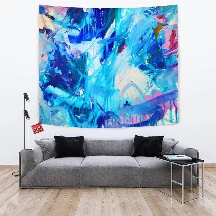 Blue Escape Tapestry