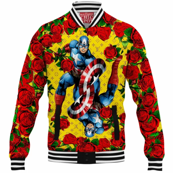 Captain America Baseball Jacket