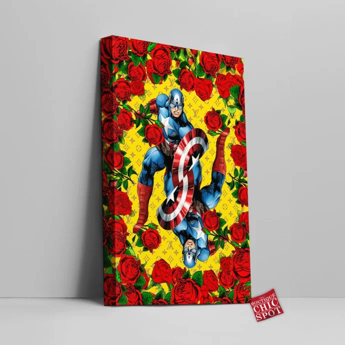 Captain America Canvas Wall Art