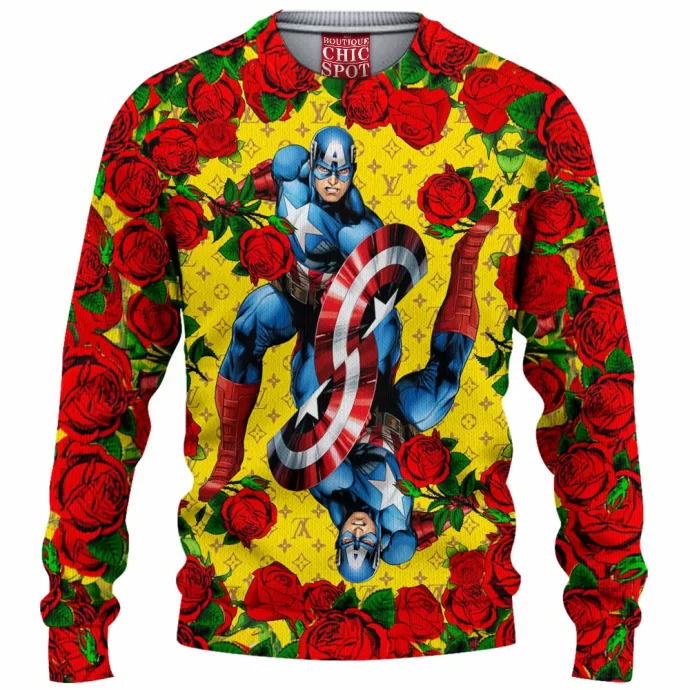 Captain America Knitted Sweater