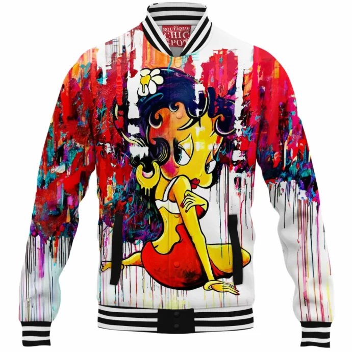 Betty Boop Baseball Jacket