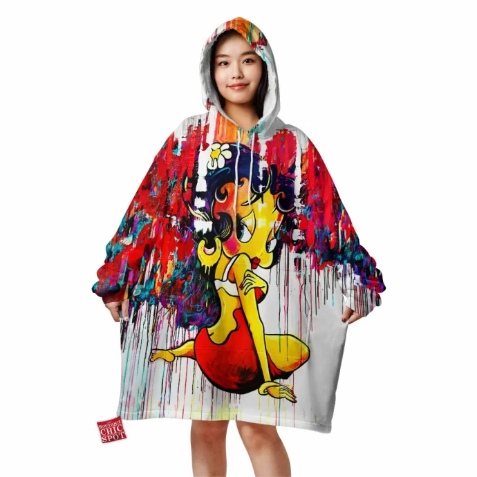 Betty Boop Blanket Hoodie