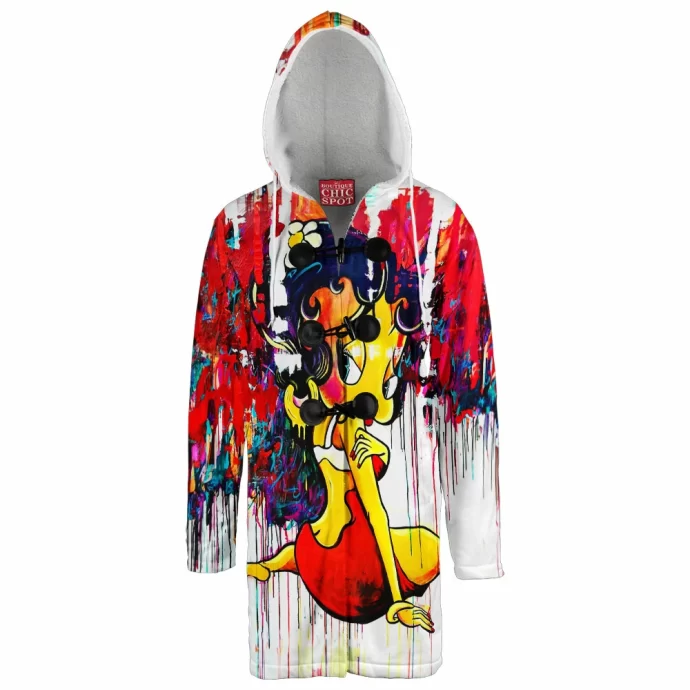 Betty Boop Hooded Cloak Coat