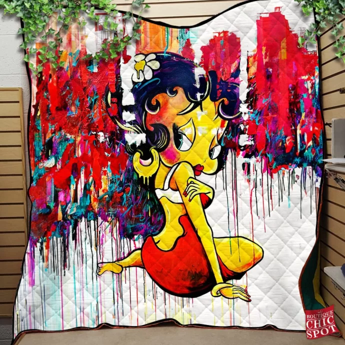 Betty Boop Quilt Blanket