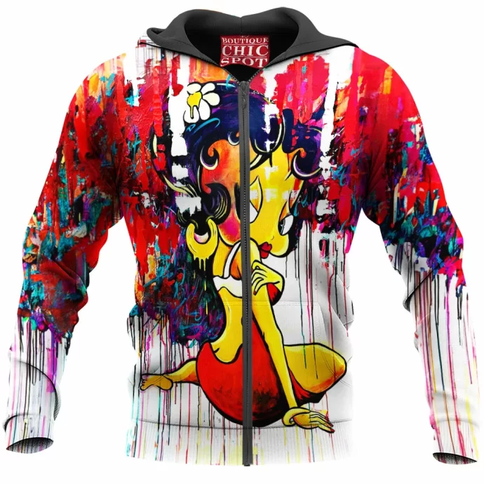 Betty Boop Zip Hoodie