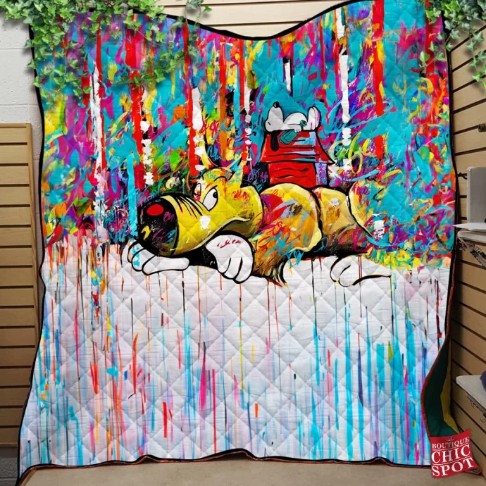 Snoopy Quilt Blanket