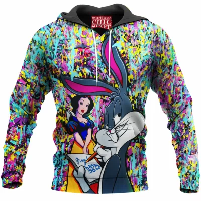 Bugs Bunny Hoodie, Cartoon Hoodie, Looney Tunes Hoodie
