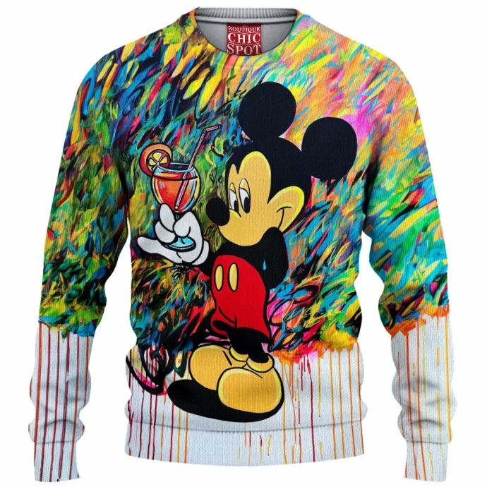 Mickey Mouse Knitted Sweater