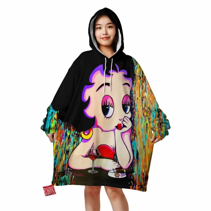 Betty Boop Blanket Hoodie