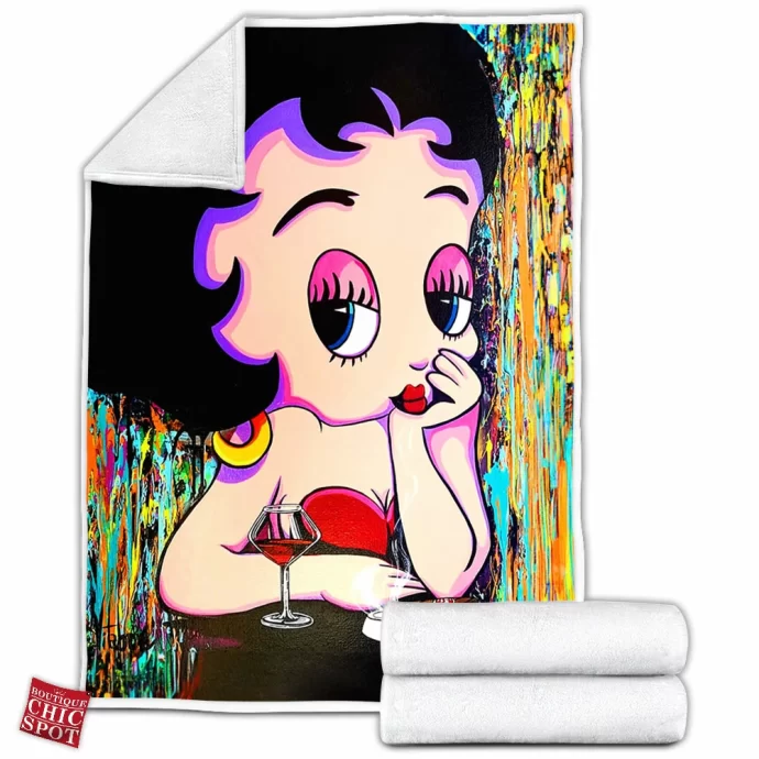 Betty Boop Fleece Blanket