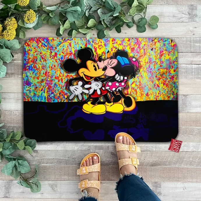 Mickey Mouse Minnie Mouse Doormat