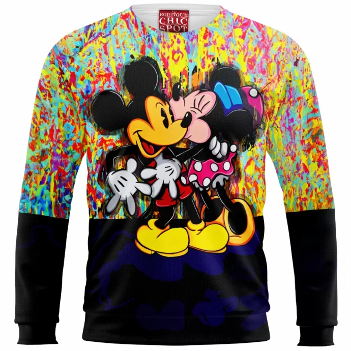 Mickey Mouse Minnie Mouse Sweatshirt