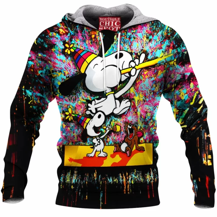 Snoopy Jerry Mouse Fleece Hoodie