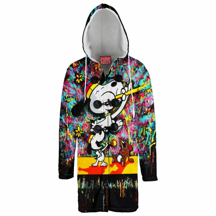 Snoopy Jerry Mouse Hooded Cloak Coat