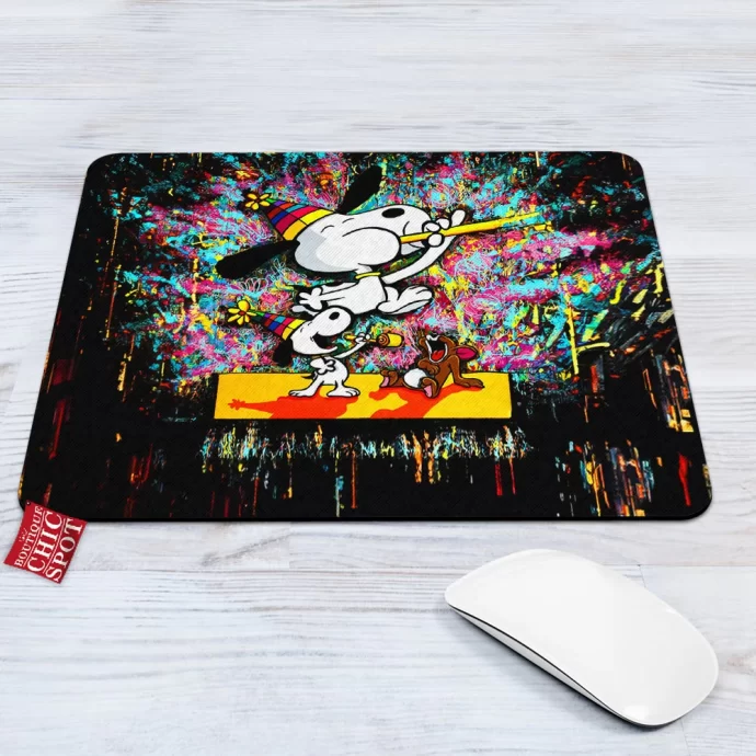 Snoopy Jerry Mouse Mouse Pad