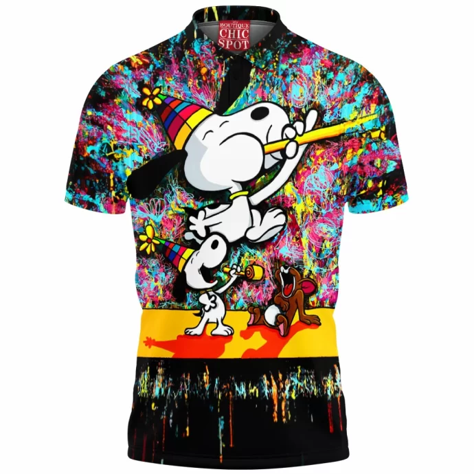 Snoopy Jerry Mouse Polo Shirt