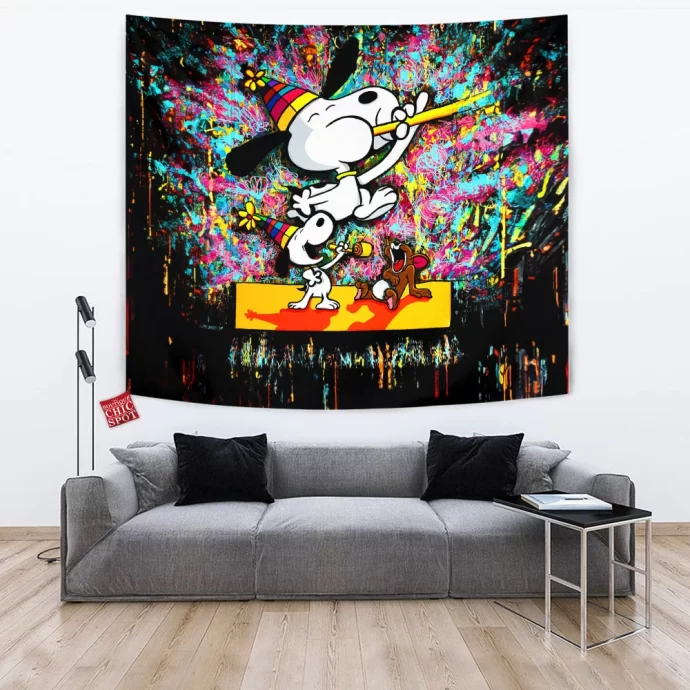 Snoopy Jerry Mouse Tapestry