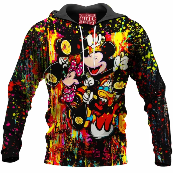 Mickey Mouse Minnie Mouse Hoodie