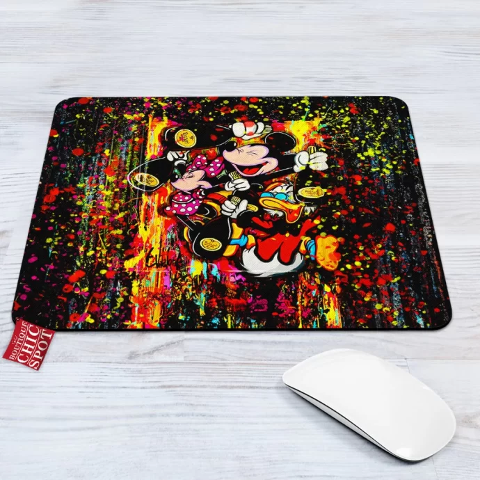 Mickey Mouse Minnie Mouse Mouse Pad