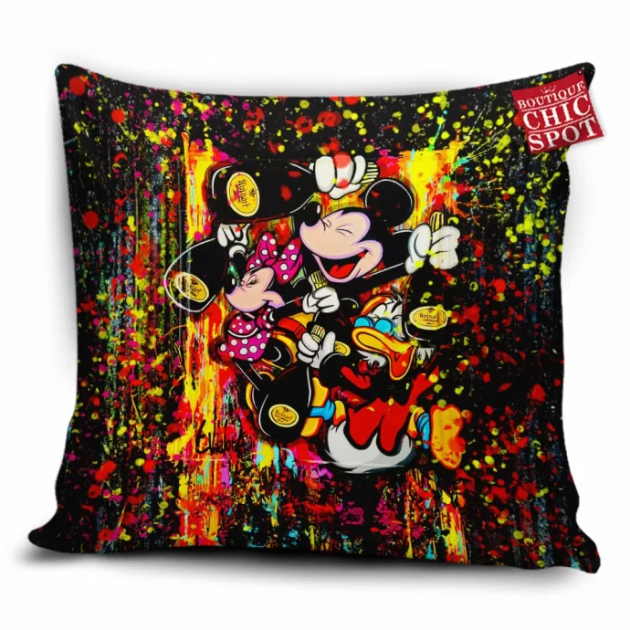 Mickey Mouse Minnie Mouse Pillow Cover