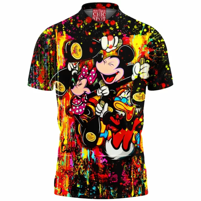 Mickey Mouse Minnie Mouse Polo Shirt