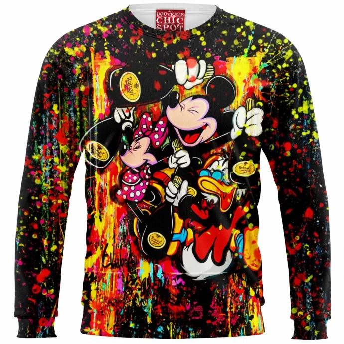 Mickey Mouse Minnie Mouse Sweatshirt