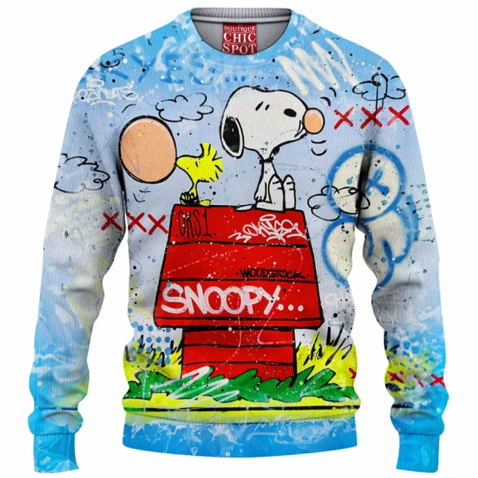 Snoopy Knitted Sweater