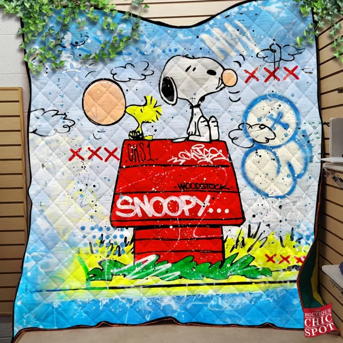 Snoopy Quilt Blanket