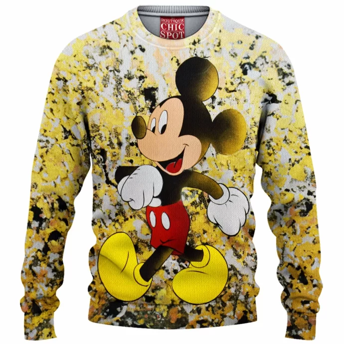 Mickey Mouse Knitted Sweater