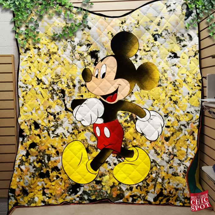 Mickey Mouse Quilt Blanket