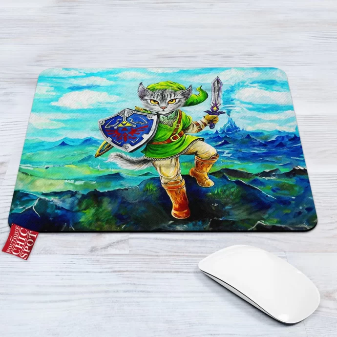 Cat Link Zelda Mouse Pad