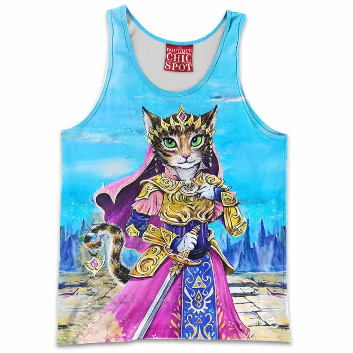 Cat x Zelda Princess Tank Top