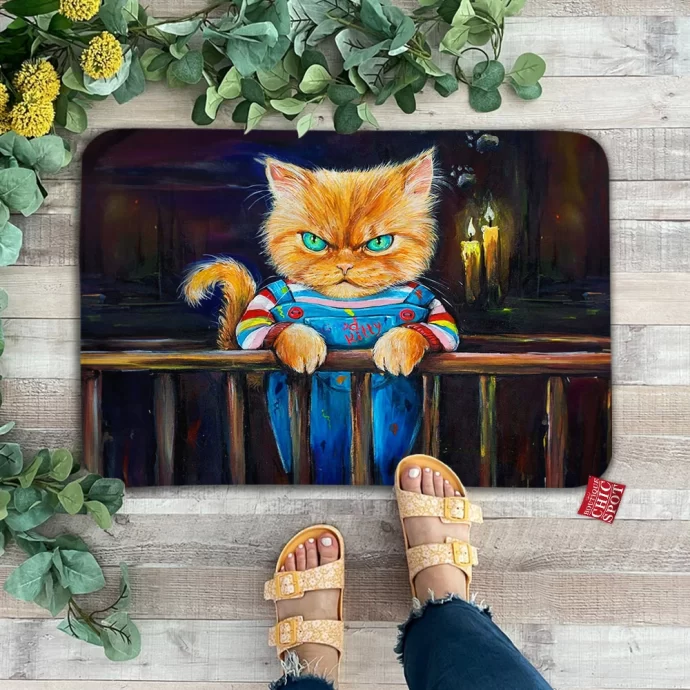 Chucky Childs Play Cat Doormat