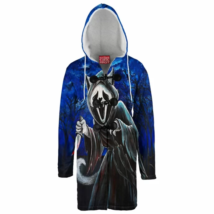 Scream Hooded Cloak Coat