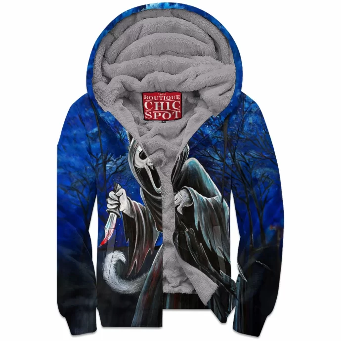 Scream Zip Fleece Hoodie