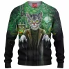 Frankenstein Cat Knitted Sweater