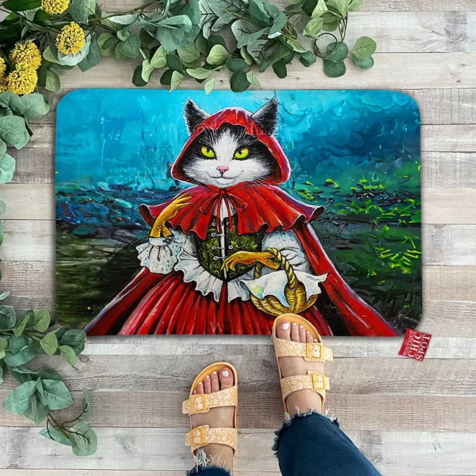 Red Riding Hood Cat Doormat