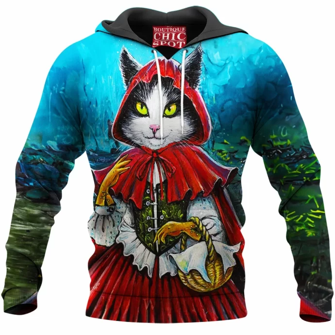 Red Riding Hood Cat Hoodie