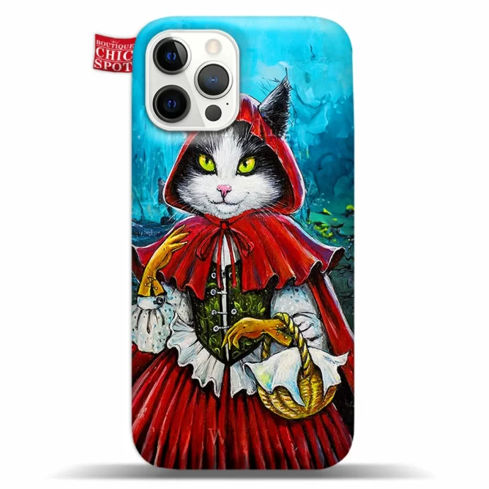 Red Riding Hood Cat Phone Case Iphone