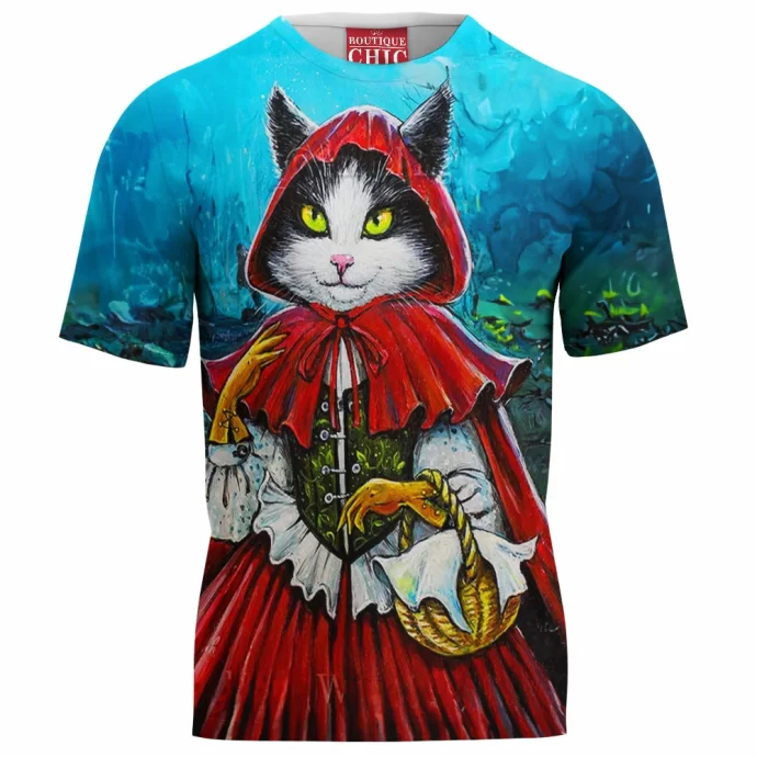 Red Riding Hood Cat T-Shirt