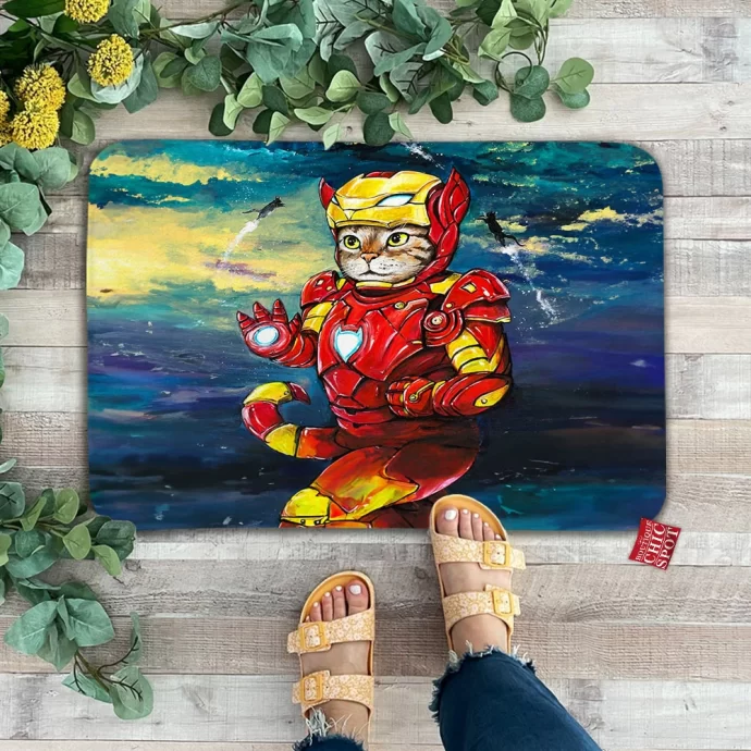 Iron Man Cat Doormat