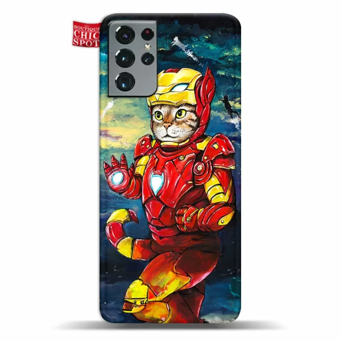 Iron Man Cat Phone Case Samsung