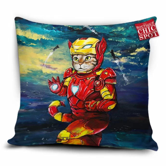 Iron Man Cat Pillow Cover