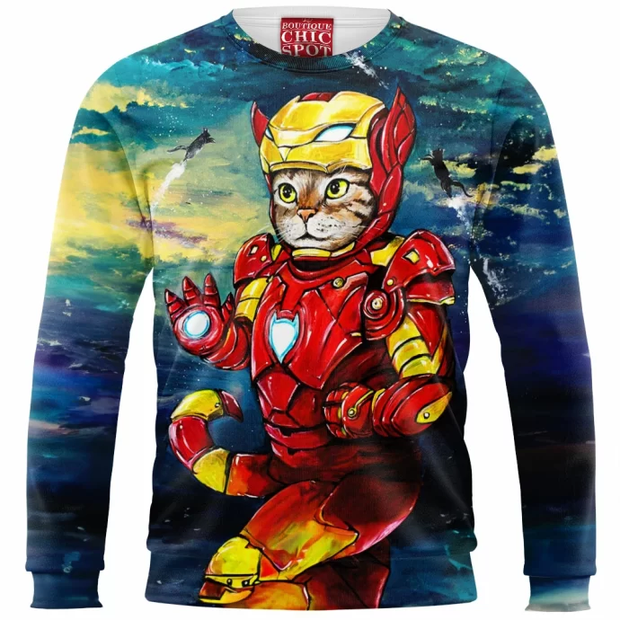 Iron Man Cat Sweatshirt