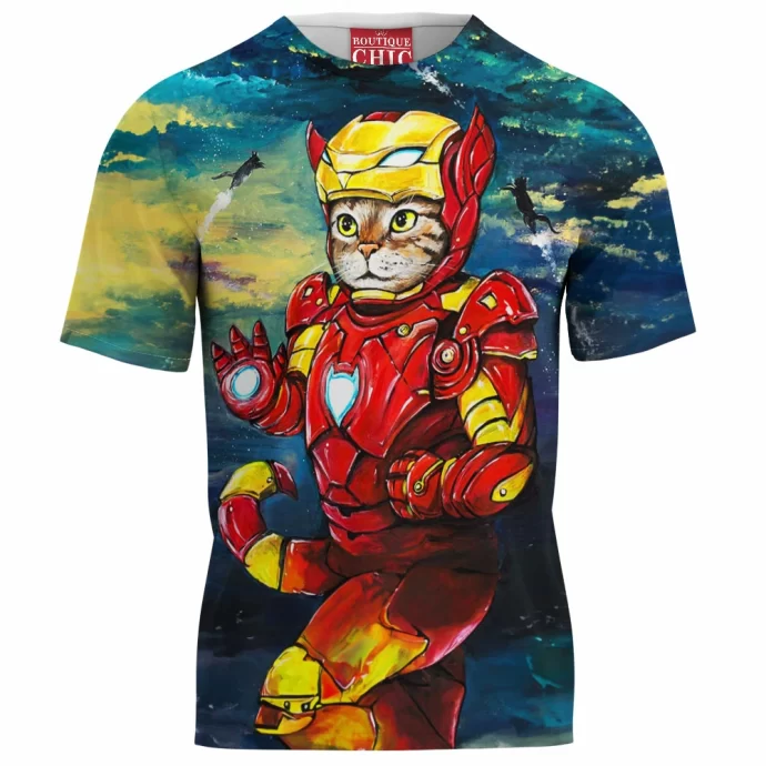 Iron Man Cat T-Shirt