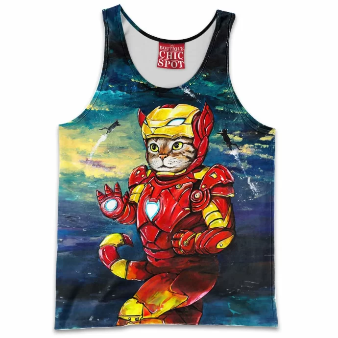 Iron Man Cat Tank Top