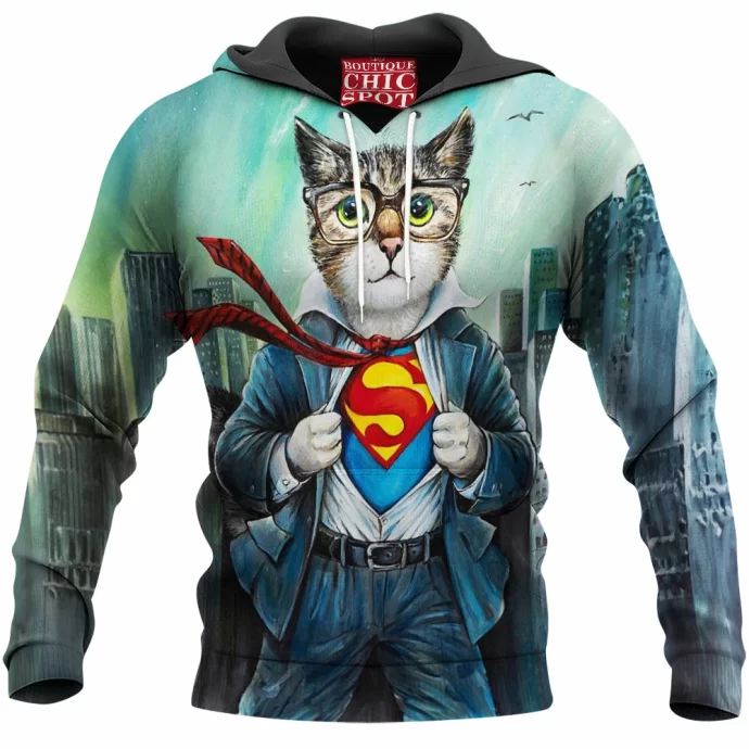 Superman Cat Hoodie