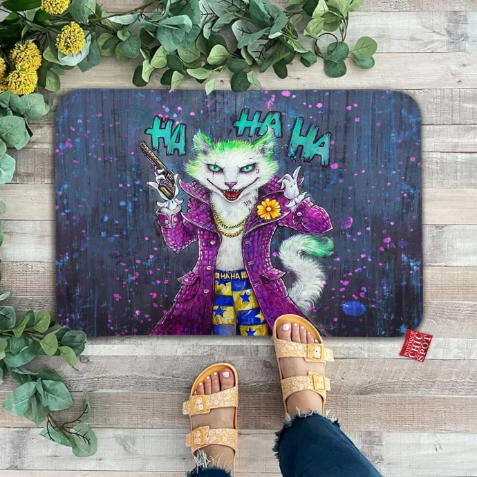 Joker Cat Doormat