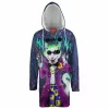 Joker Cat Hooded Cloak Coat
