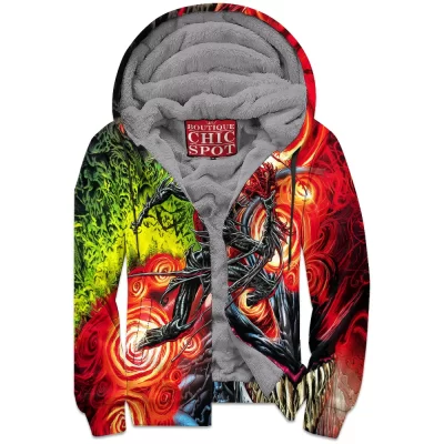 Comic Zip-Fleece-Hoodie, Knull Zip-Fleece-Hoodie, Venom Zip-Fleece-Hoodie